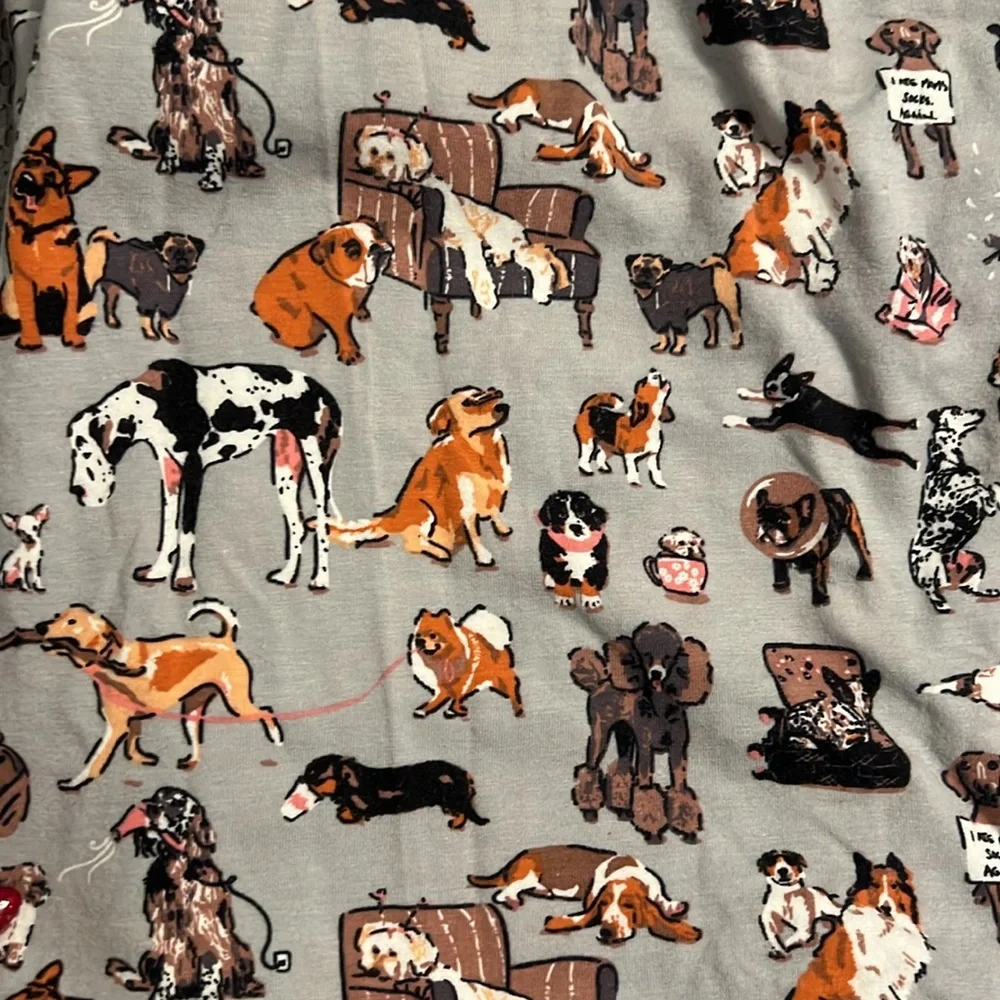 Vera Bradley Dog Pattern Sleep Shirt - Picture 3 of 5